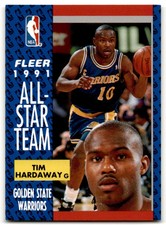 1991-92 Fleer All-Star Team Tim Hardaway Golden State Warriors #216
