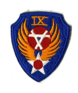 IX Engineer Command White Back Patch WWII Vintage D Day Invasion Europe - Picture 1 of 2