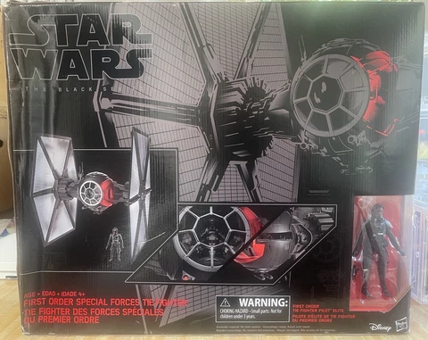 Star Wars The Black Series First Order Special Forces Tie Fighter HUGE Exclusive Cover