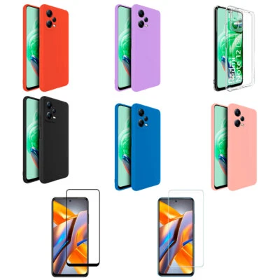 TODOBARATO 24HORAS Funda Para Xiaomi Redmi Note 12 5G Tpu Silicona Gel Lisa + Protector 5D o Normal