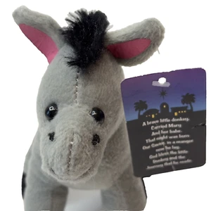 Oriental Trading Co Brave Little Donkey Jesus Mary Nativity Stuffed Animal Toy - Picture 1 of 12