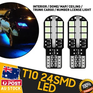 CANBUS T10 W5W Xenon Blue LED Festoon Truck CAR TAIL SIDE LIGHTS TURN PARK BULB - Picture 1 of 24
