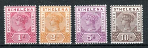 St Helena 1890-97 1d to 10d Queen Victoria values SG 47-52 MNH - Picture 1 of 1