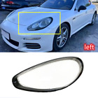 Left Driver For Porsche Panamera 2014-2016 Front Clear Headlight Lens + Sealant Porsche Panamera