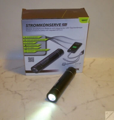 Powerbank + cavo 3 in 1 + torcia + custodia Troika riserva di corrente 2600 mAh_ds - Immagine 1 di 4