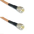 Rg400 Silver Mini Uhf Male To Mini Uhf Male Coax Rf Cable Usa Lot
