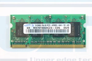 Laptop Name Brand Memory 512MB PC2-4200S DDR2 533MHz Samsung Hynix Nanya Elpida - Picture 1 of 3