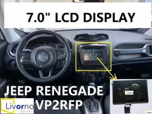 JEEP RENEGADE Pantalla LCD 7" + Pantalla Táctil PIEZA DE REPUESTO para RADIO VP2RFP - Imagen 1 de 3