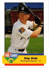 1994 Fleer ProCards Doug Brady #626 Birmingham Barons Baseball Card
