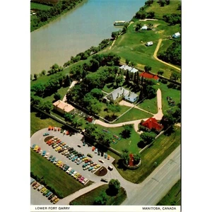 Postal aérea vintage de Lower Fort Garry Manitoba Canadá - Imagen 1 de 2