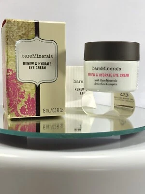 Bareminerals Renew & Hydrate Eye Cream 15ml/ 0.5 Fl Oz Travel Size New In Box - Image 1 of 4