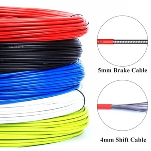 3m 4mm/5mm Bicycle Brake Cables Line Pipe Bike Shifters Derailleur Cable MTB - Picture 1 of 36