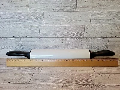 OXO Good Grips Rolling Pin 73981 Non Stick Dishwasher Safe Black White Smooth - Image 1 of 4