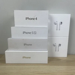 Apple IPhone Boxes - Mixed Lots of IPhone Boxes Only - Airpods and Iphones - Picture 1 of 7