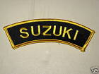 Suzuki motorcycle patch shoulder badge arm flash