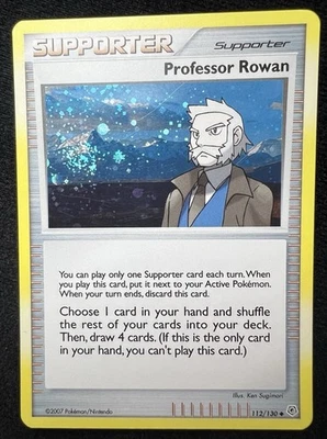 Professor Rowan 112/130 Diamond & Pearl Cosmos Holo Promo w/ SWIRL 💫 - LP - Image 1 of 4