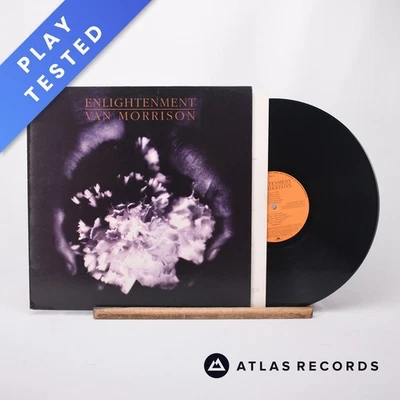 Van Morrison Enlightenment LP Album Vinyl Record 1990 847 100-1 Polydor - EX/EX - Image 1 of 4