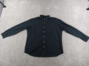 Ralph Lauren Classic Fit Herren Hemd XXL 18,5 Schwarz Baumwollmischung - Bild 1 von 13