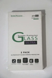amFilm Curved Tempered Glass Screen Protector 2pack Samsung Galaxy 22 Ultra - Picture 1 of 5