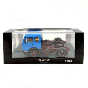 1/43 NEO MERCEDES BENZ 1632 NG73 1973 Tractor Truck Blue Resin Car Very Rare - Picture 1 of 7