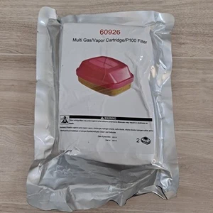 1 Pair Respirator Cartridge/Filter 60926 for 6000, 6800 and FF-400 Series Masks - Picture 1 of 2