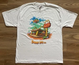 VTG 1994 THE FLINSTONES MOVIE MCDONALDS PROMOTIONAL T SHIRT WHITE SZ XL - Picture 1 of 4