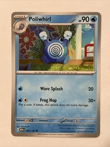 Poliwhirl - 061/165 Scarlet & Violet 151 - Pokémon TCG - Picture 1 of 1