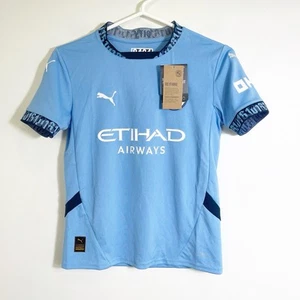 Puma Manchester City 2024-25 Home Jersey Youth Boys Medium 11-12Y - Picture 1 of 4