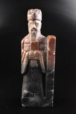 U9680: MUÑECA de piedra japonesa jade/joyas estatua escultura adorno arte budista Foto 1 de 4