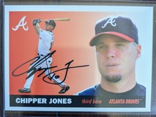 2022 Topps Throwback Thursday TBT Set #16 Card #48 CHIPPER JONES Atlanta Braves