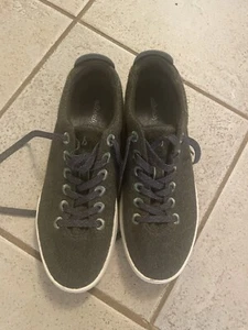 NEW ALLBIRDS WOOL PIPER DARK JUNGLE SHOES LACE UP SNEAKER GREEN MENS SIZE 10 - Picture 1 of 6