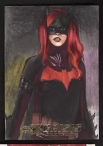 BATWOMAN 2022 CZX DC Crisis on Infinite Earths Artist Sketch Card 1/1 - Picture 1 of 2