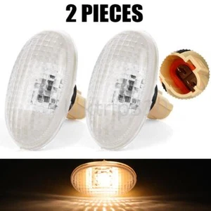 2x Clear Fender Side Marker Turn Signal Light For CHEVROLET AVEO T200 2005-2008 - Picture 1 of 12