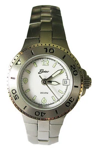 Women's Belair 3 Hand Date Watch, Stainless Steel Case and Band Ultra Slim Case  - Picture 1 of 5