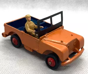 Vintage Dinky Toys #340 Meccano Land Rover Orange Restored 1950-71 SHIPS FREE! - Picture 1 of 5
