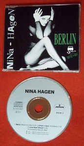 NINA HAGEN Berlin +2 1991 MAXI CD TOP! rare oop MCD mit Erfurt + Gera DDR KULT - Imagen 1 de 1