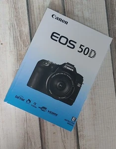 Canon EOS 50D Instruction Manual Printed Size A5 Professionally Bound 228 Pages - Picture 1 of 13