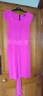 Fabulous Pink Silk Dress Size 14