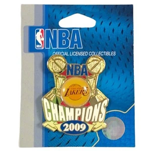 2009 LOS ANGELES LAKERS NBA CHAMPIONS PIN NEW COLLECTIBLE Original Carded Pack - Picture 1 of 2