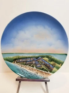 Antique Cedar Point Amusement Park HOTEL BREAKERS Plate Sandusky OH 9.75" - Picture 1 of 10