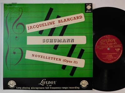 JACQUELINE BLANCARD Schumann Novelletten LONDON LP LL 1266 classical piano vinyl Foto 1 de 4