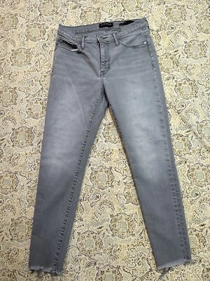 Banana Republic Womens Sz 27 Mid Rise Skinny Stretch Ladies Designer Jeans Grey - Image 1 of 4