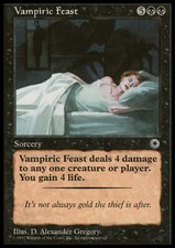 Magic the Gathering MTG Vampiric Feast (114) Portal   MP