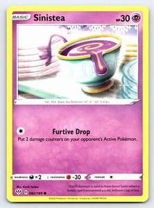 Sinistea 082/189 Common Darkness Ablaze Pokemon Card - NM Near Mint - Imagen 1 de 5