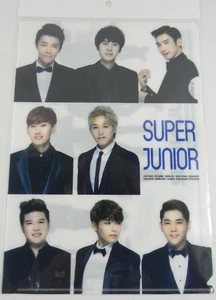 Super Junior KPOP Special Clear File Folder New from Korea Rare - Bild 1 von 2