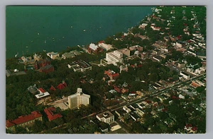 Aerial View Campus of University of Wisconsin Madison WI 1961 Vintage Postcard - Picture 1 of 2