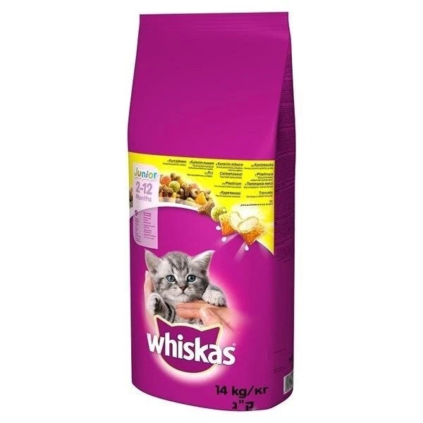 5900951014369 ?Whiskas 267261 Katzen-Trockenfutter Kätzchen Huhn 14 kg whiskas - Bild 1 von 1