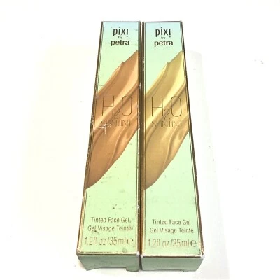 PIXI By Petra SkinTint TINTED Moisturizer Face Gel H2O Cinnamon Clean Makeup - Image 1 of 3