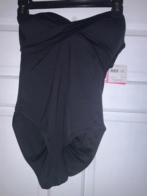 🌸Suite de baño Kate Spade New York negra de 1 pieza talla S 🌸 Nueva con etiquetas Foto 1 de 4