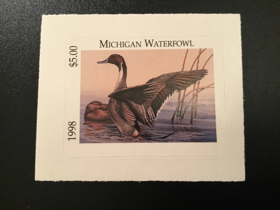 ICOLLECTZONE US 1998 Michigan #23 XF NH  - Image 1 of 1